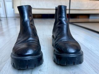 Botín Andrea Piel Negro Mujer