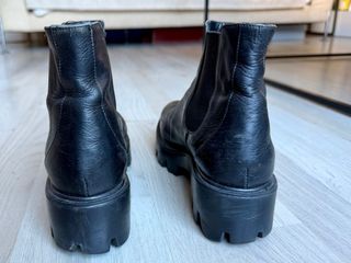 Botín Andrea Piel Negro Mujer