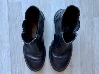 Botín Andrea Piel Negro Mujer