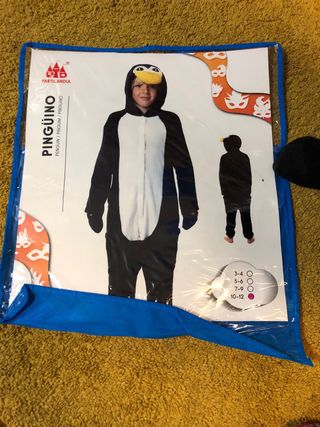 Disfraz pingüino grupo  2 talla L y 10-12