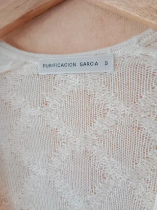 Chaqueta punto Purificación García Talla S.