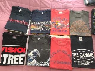 LOTE ROPA HOMBRE DE MARCA. IDEAL REVENTA/MERCADILL