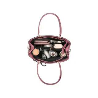 Borsa donna rosa con portamonete