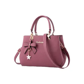 Borsa donna rosa con portamonete