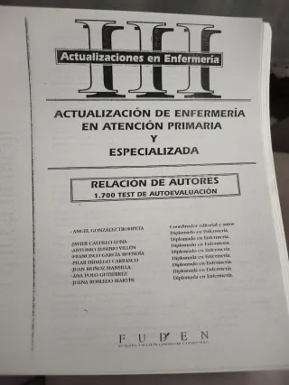 Test Oposiciones Enfermería SAS. 2 volúmenes