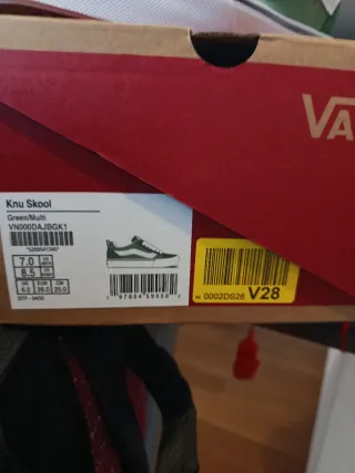 Vans Knu Skool Verdi Tg 38