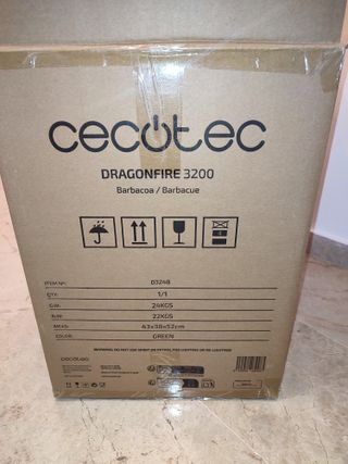 Barbacoa Cecotec Dragonfire 3200 Ø 32cm