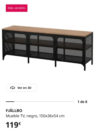 Mueble TV industrial