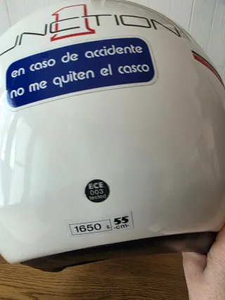 Casco Moto Blanco Levior
