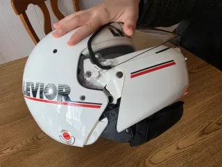 Casco Moto Blanco Levior