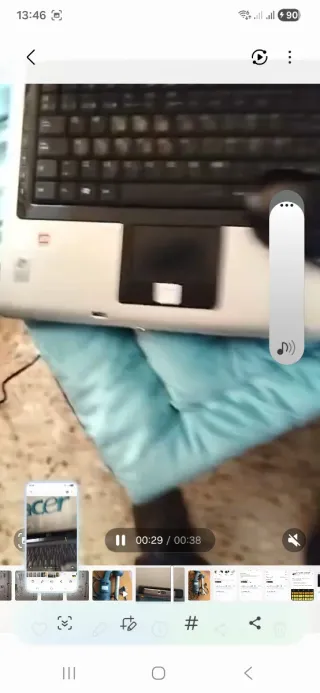 Ordenador portátil Acer negro