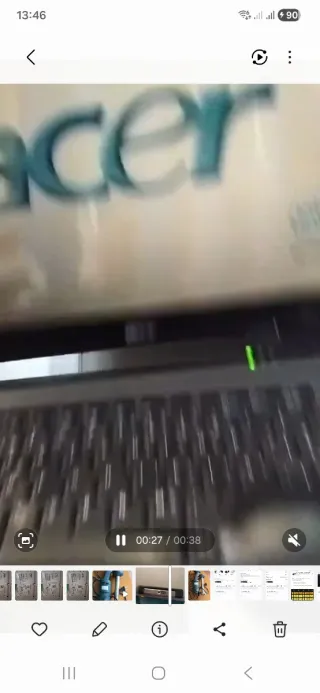 Ordenador portátil Acer negro