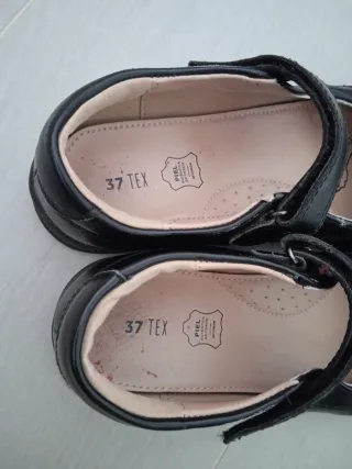 Zapatos Escolares Negros Talla 37