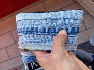 Porta tabacco in denim