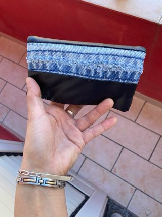 Porta tabacco in denim