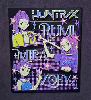 Litograma de las Huntrix (Kpop Demon Hunters)