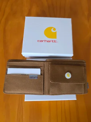 Cartera billetera Carhartt Pana Marrón