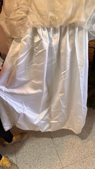 Vestido de comunión vintage blanco