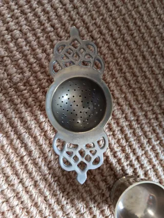 Coladores de té antiguos