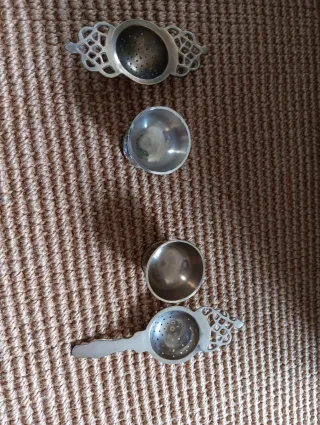 Coladores de té antiguos