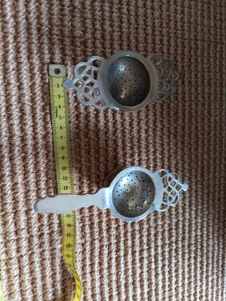 Coladores de té antiguos
