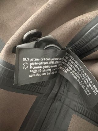 Chaqueta Zara Hombre Piel Marrón