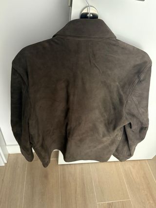 Chaqueta Zara Hombre Piel Marrón