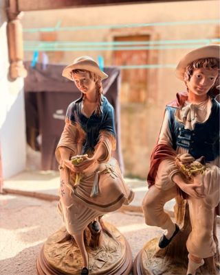 Figuras de porcelana pareja