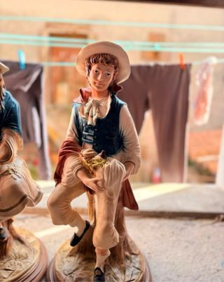 Figuras de porcelana pareja