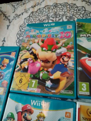 Lote 6 Giochi Wii U Mario