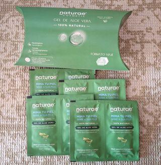 Naturae Gel Aloe Vera 8 sobres formato viaje