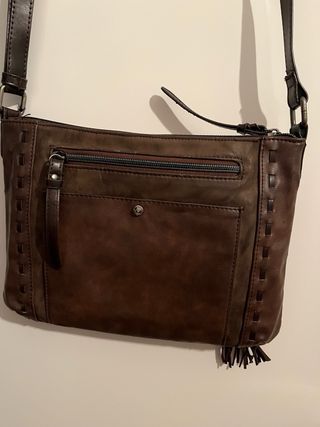 Bolso bandolera marrón Dogs by Beluchi