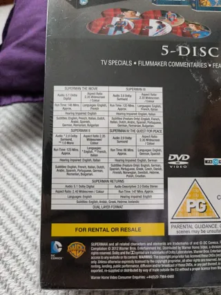 Colección Completa Superman DVD 1978-2006
