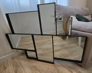 Espejo Maison du Monde Negro