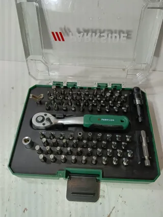 Set Carraca Parkside con 80 Accesorios