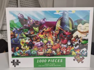 3x Quebra-cabeças Pokémon 1000 Peças
