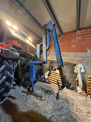 Pluma grúa para tractor