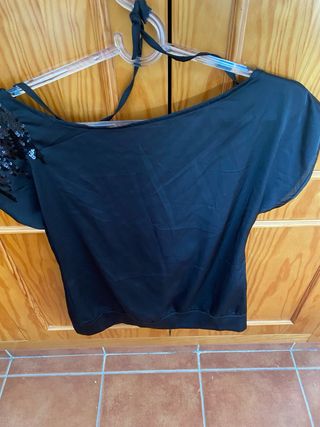 Blusa fiesta negra