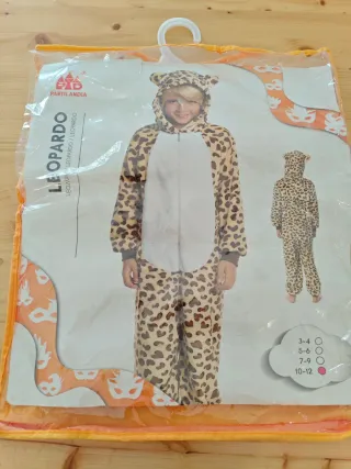 Disfraz de Leopardo PARTILANDIA Talla 10-12