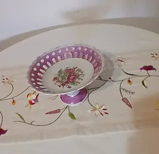 Centro de mesa antiguo porcelana