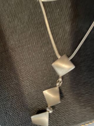 Set collana e orecchini argento