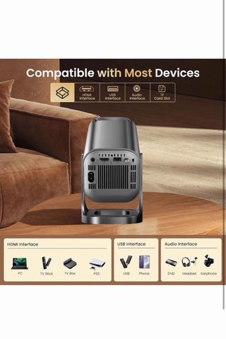 Proyector Portátil 1080P WiFi 6 sellado