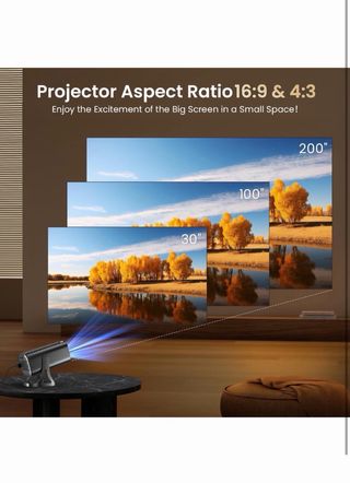 Proyector Portátil 1080P WiFi 6 sellado