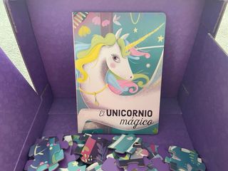 Libro + Puzzle Unicornio 100 Piezas