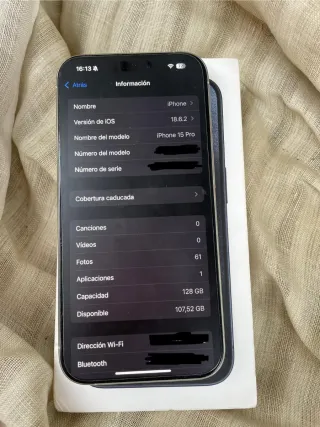 iPhone 15 Pro 128 GB Azul