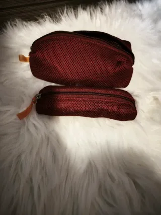 Astucci portaoggetti in rete bordeaux