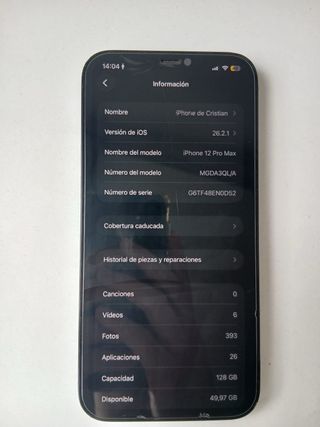 iPhone 12 Pro Max Azul