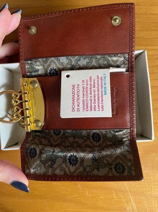 Portachiavi in pelle Vintage