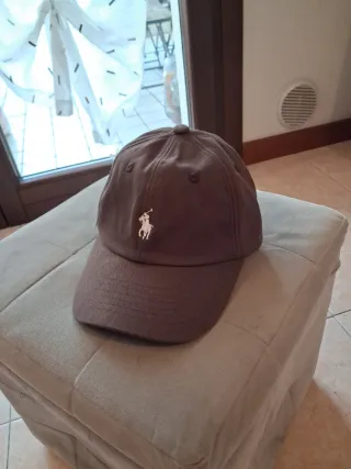 Cappellino Polo Ralph Lauren logo bianco