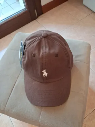 Cappellino Polo Ralph Lauren logo bianco